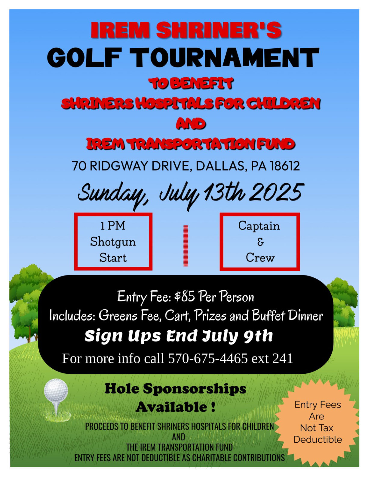 Hospital Golf Tournament
